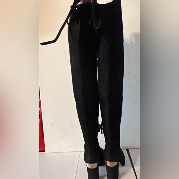 Pura Lopez Elegant Black Knee-High Women's Boots - Picture 5 of 6